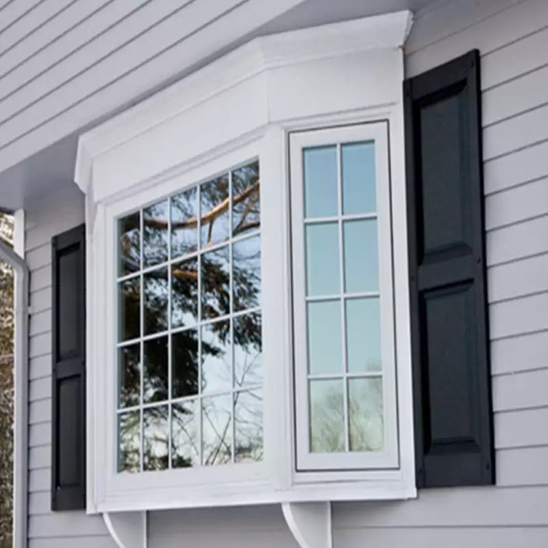 Pella Lifestyle Wood Bay / Bow Window UBrothers Construction