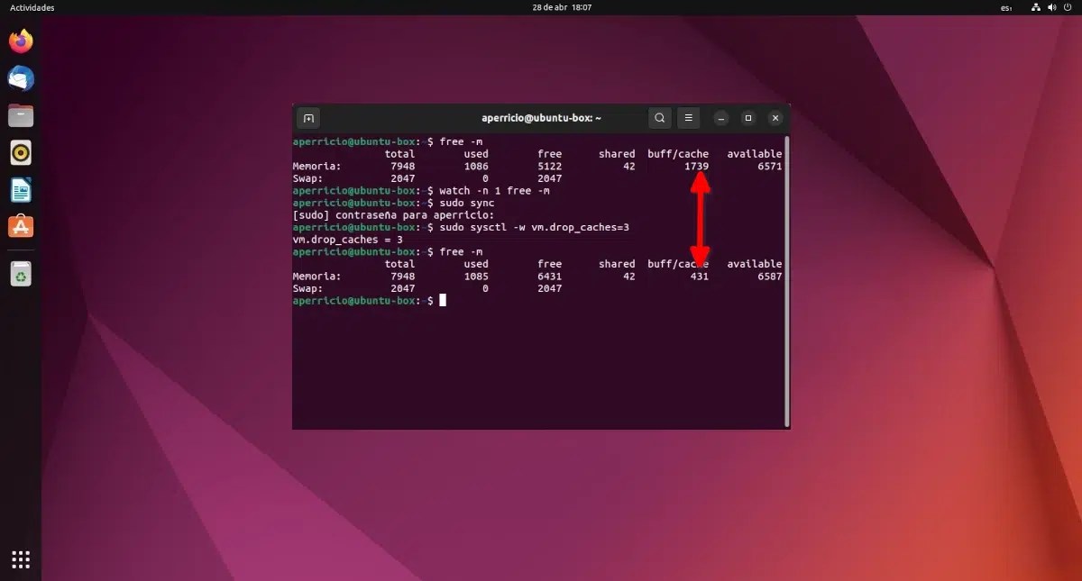 How to free up RAM in Ubuntu