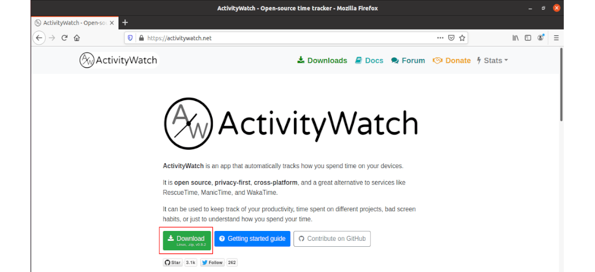 ActivityWatch, track your screen time in Gnu/Linux Ubunlog