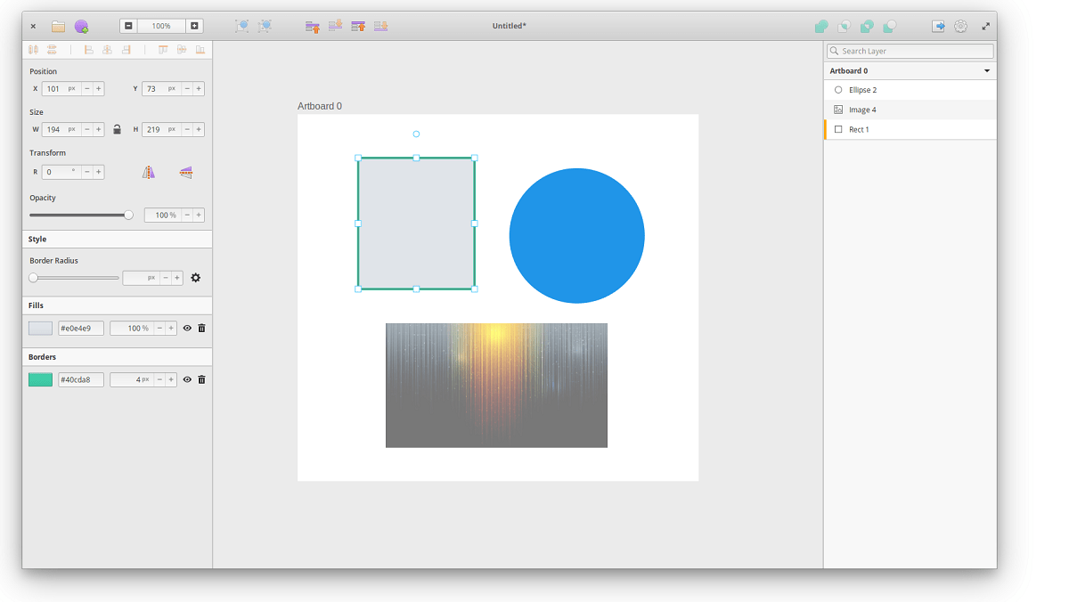 Akira, isang bagong vector graphics editor para sa Linux