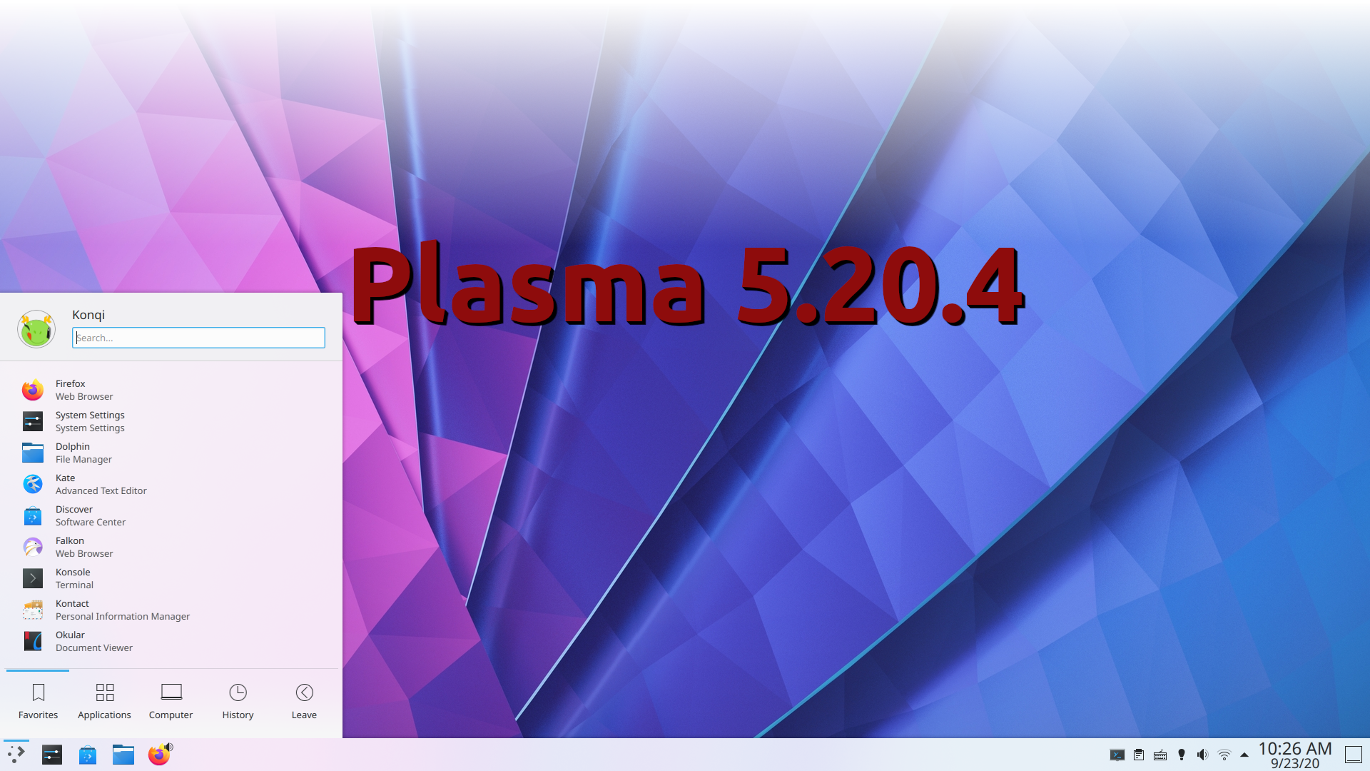 Plasma 5.20.4 now available, but will it come to the Backports PPA