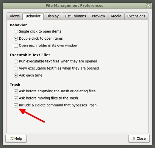 Can't empty a file from Trash Ubuntu MATE Community