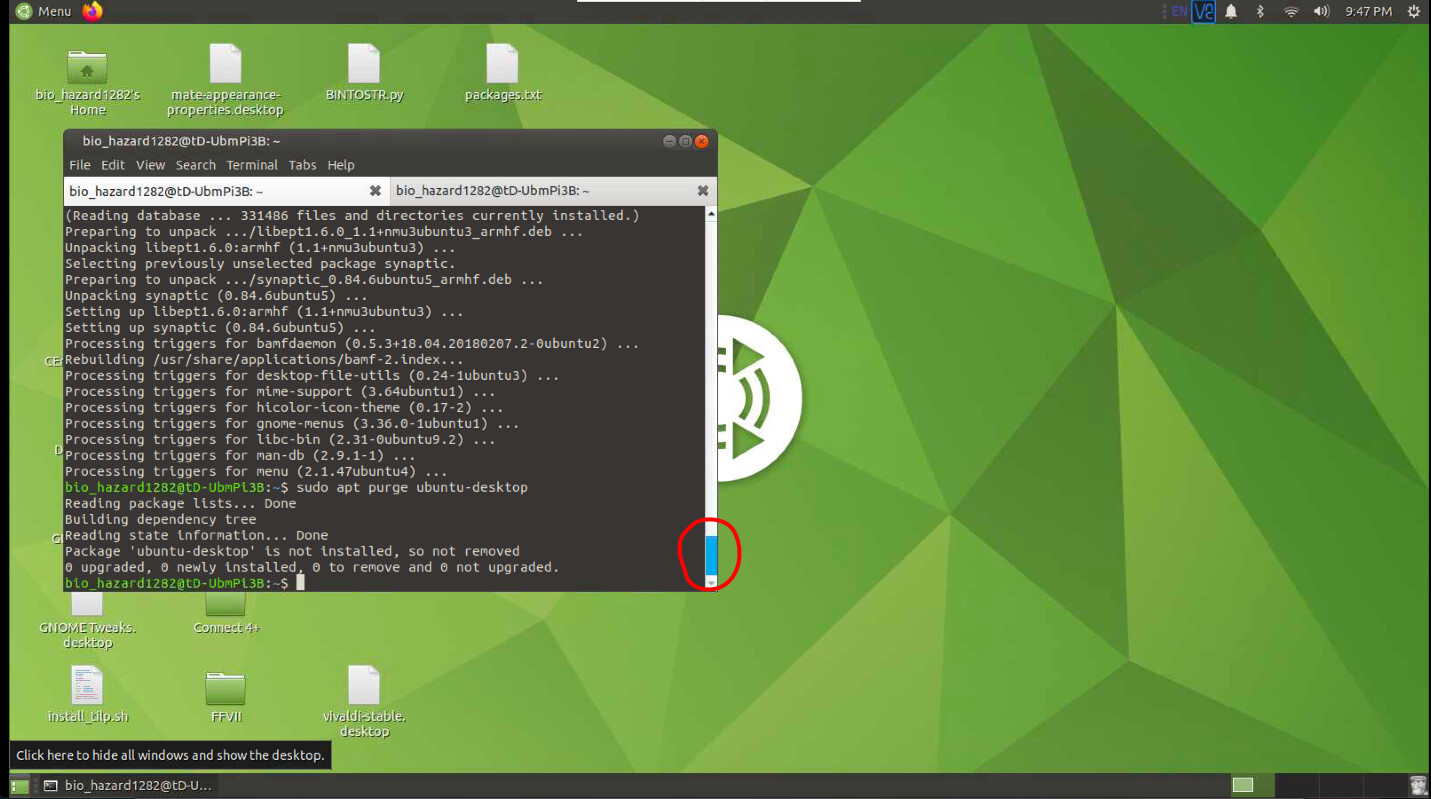 MATE desktop doesn't work after installing KDE Plasma Raspberry Pi