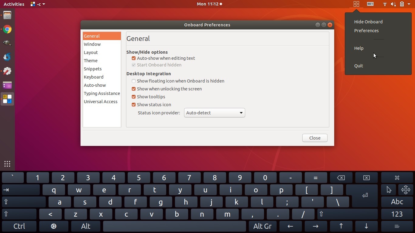 How to Enable On Screen Keyboard in Ubuntu 18.04 UbuntuHandbook