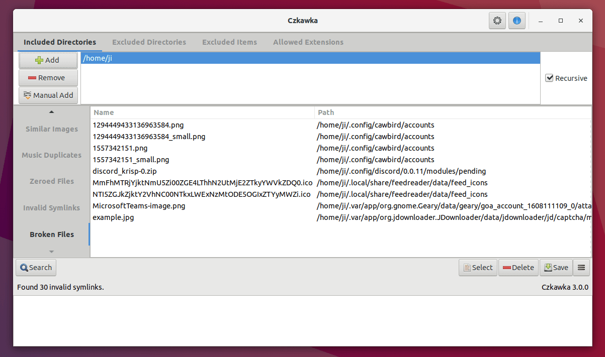 Czkawka Find & Remove Duplicates, Empty, Broken Files in Linux UbuntuHandbook