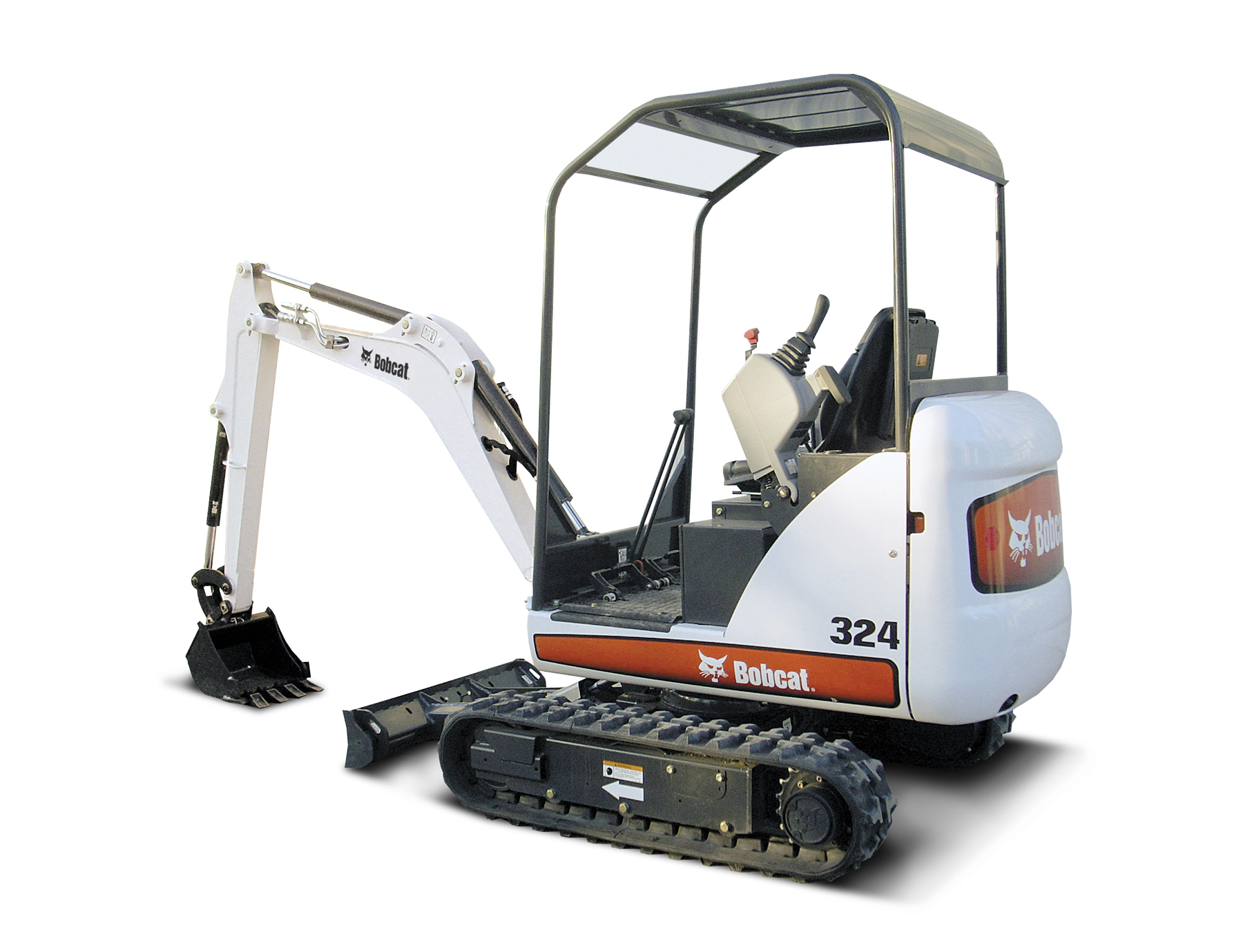 Bobcat 324 compact excavator Underground Construction