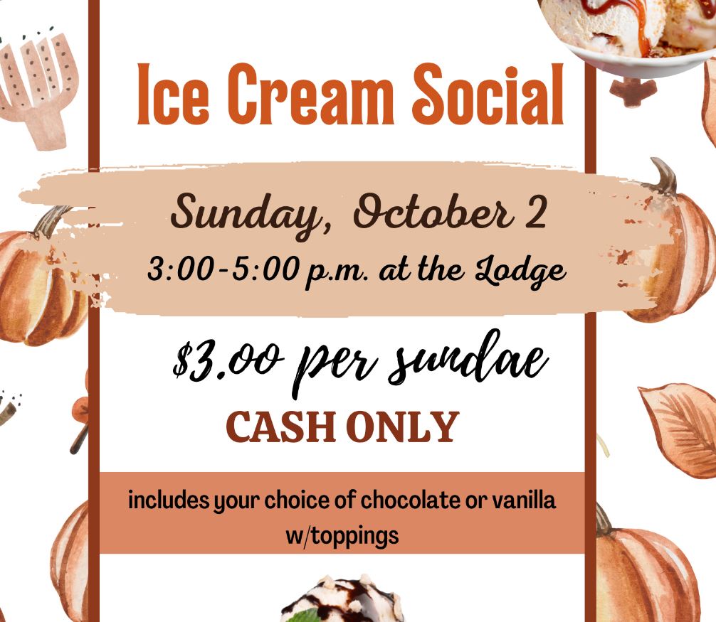 Ice Cream Social Oct 2 2022 Serhii Vacation Rentals