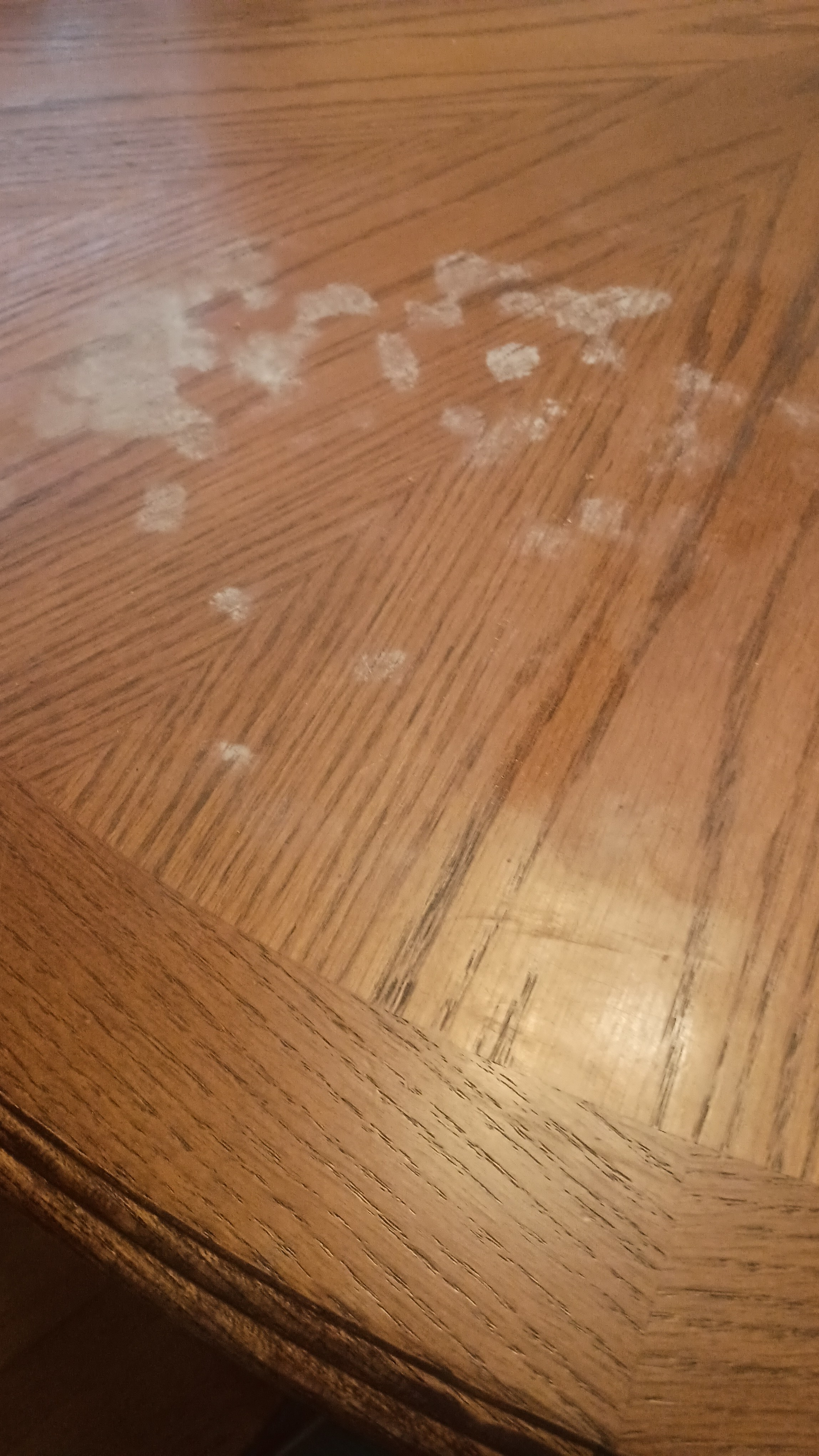 Accident on table Covered By Faith Rentals