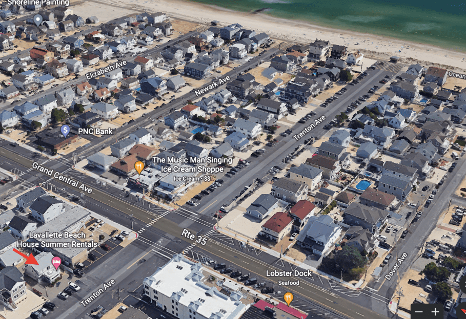 Rear House 101 Trenton Ave Lavallette Beach House Summer Rentals