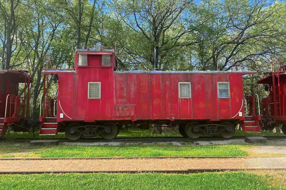 Uniquely Quaint Train Caboose 3 Stay at Wildlife Prairie Park
