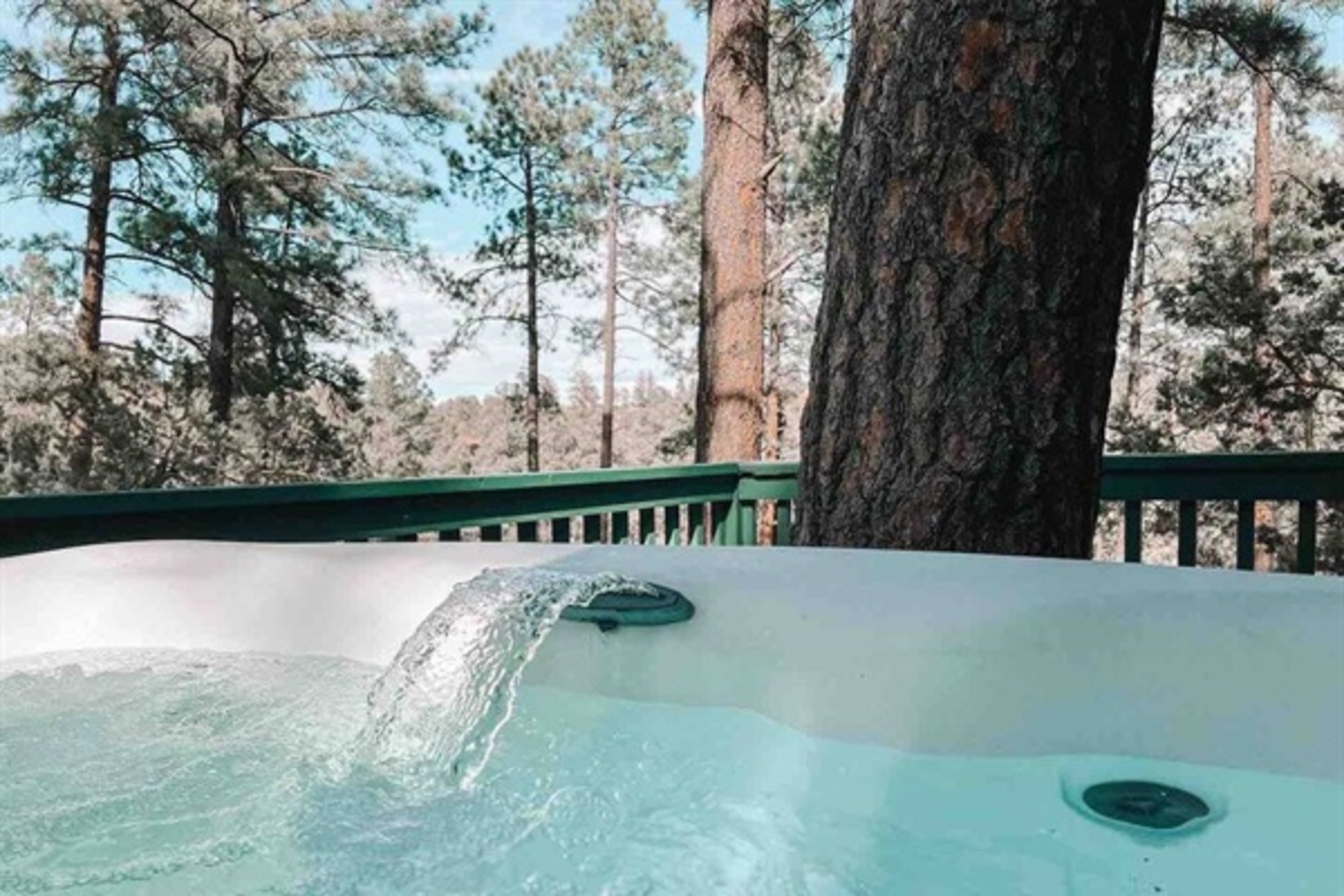 Hot Tub Pet Friendly Near Midtown Ruidoso Lodge Cabins