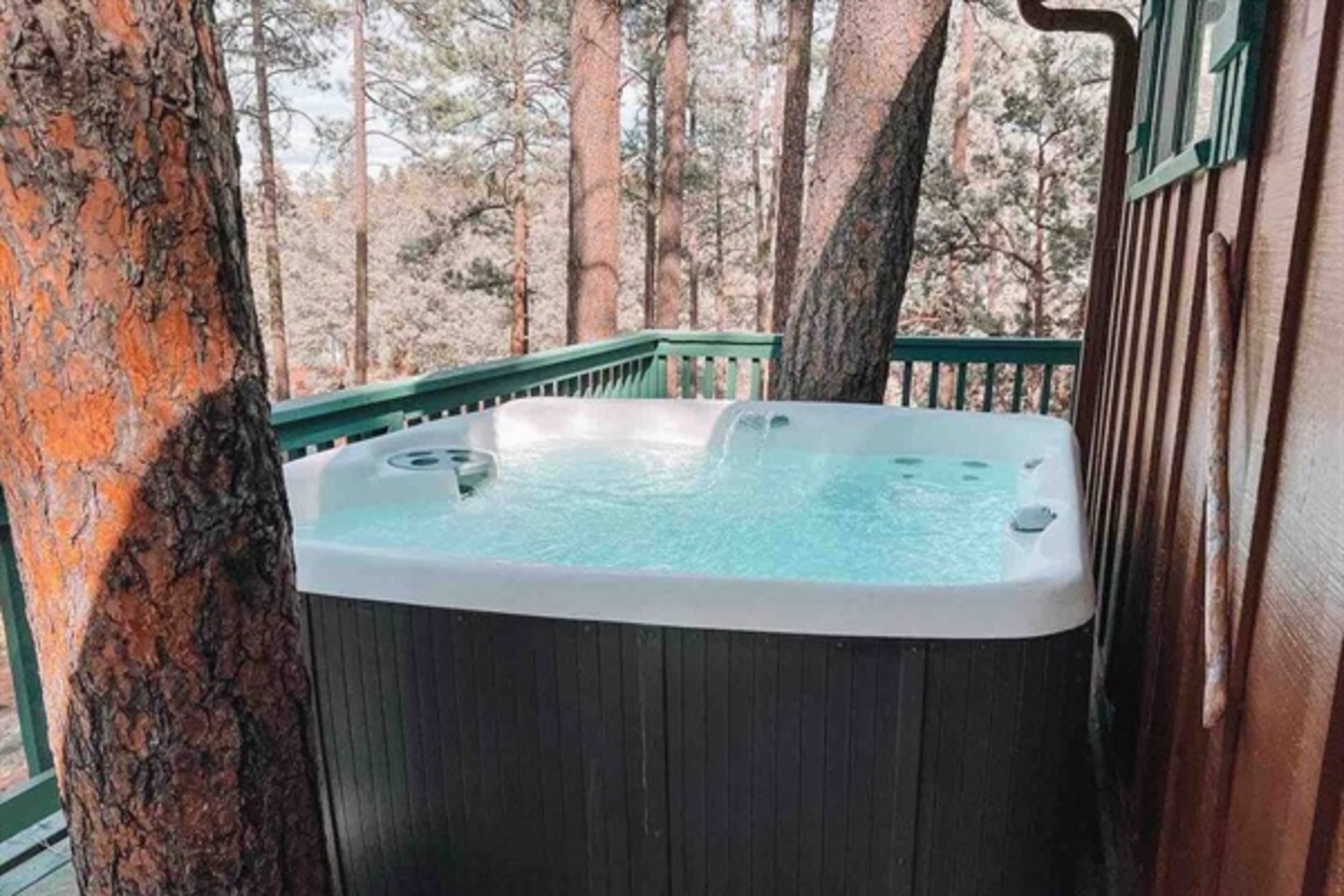 Hot Tub Pet Friendly Near Midtown Ruidoso Lodge Cabins