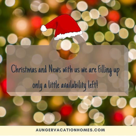Christmas and the New Year in our houses are almost full; so you don't