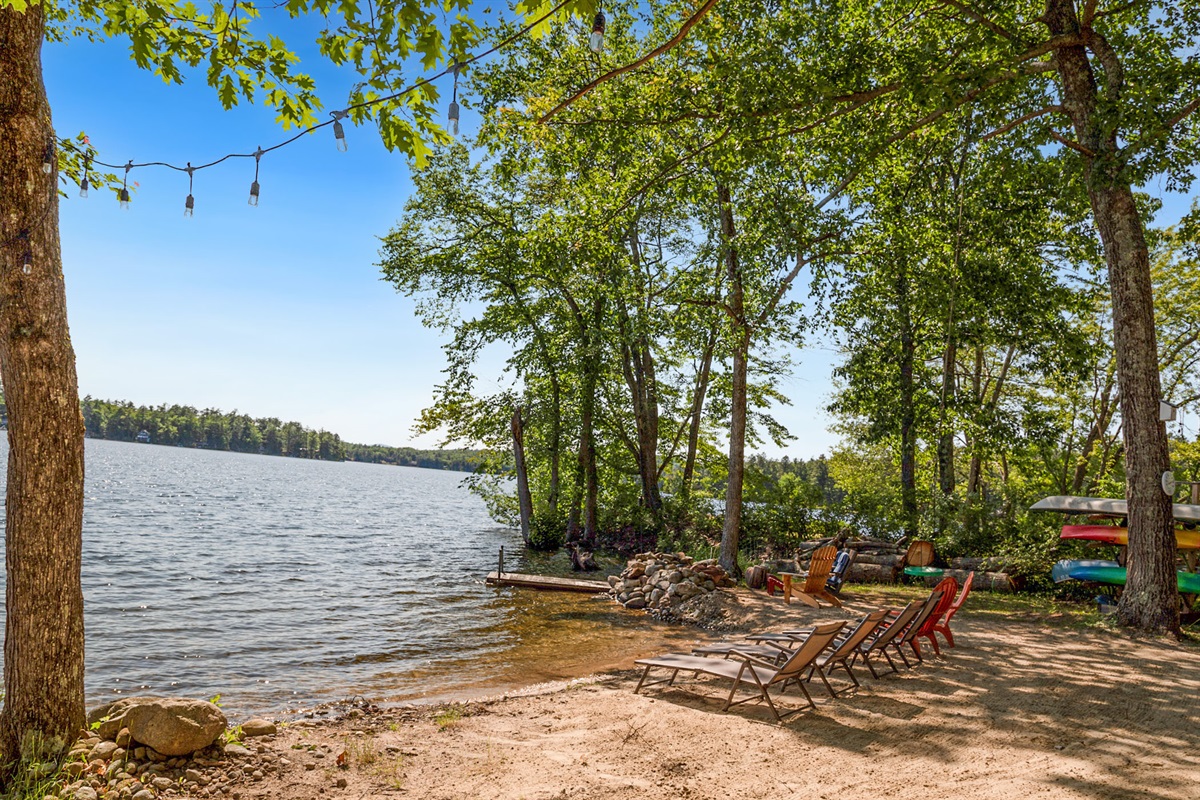 Private Lakefront Home w/Sandy Beach! Coastline Vacation Rentals