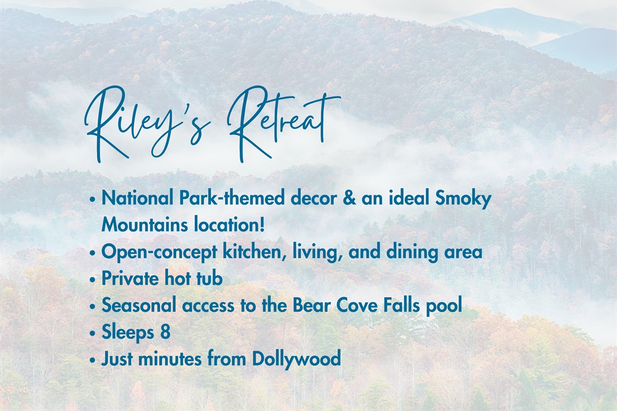 Riley’s Retreat Pigeon TN StayLark Vacation Rentals