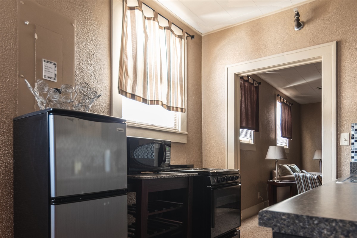 The Ashford 1BR suite in historical downtown On The Bricks Lofts