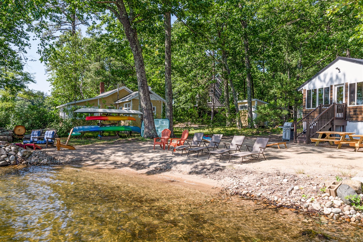 Private Lakefront Home w/Sandy Beach! Coastline Vacation Rentals