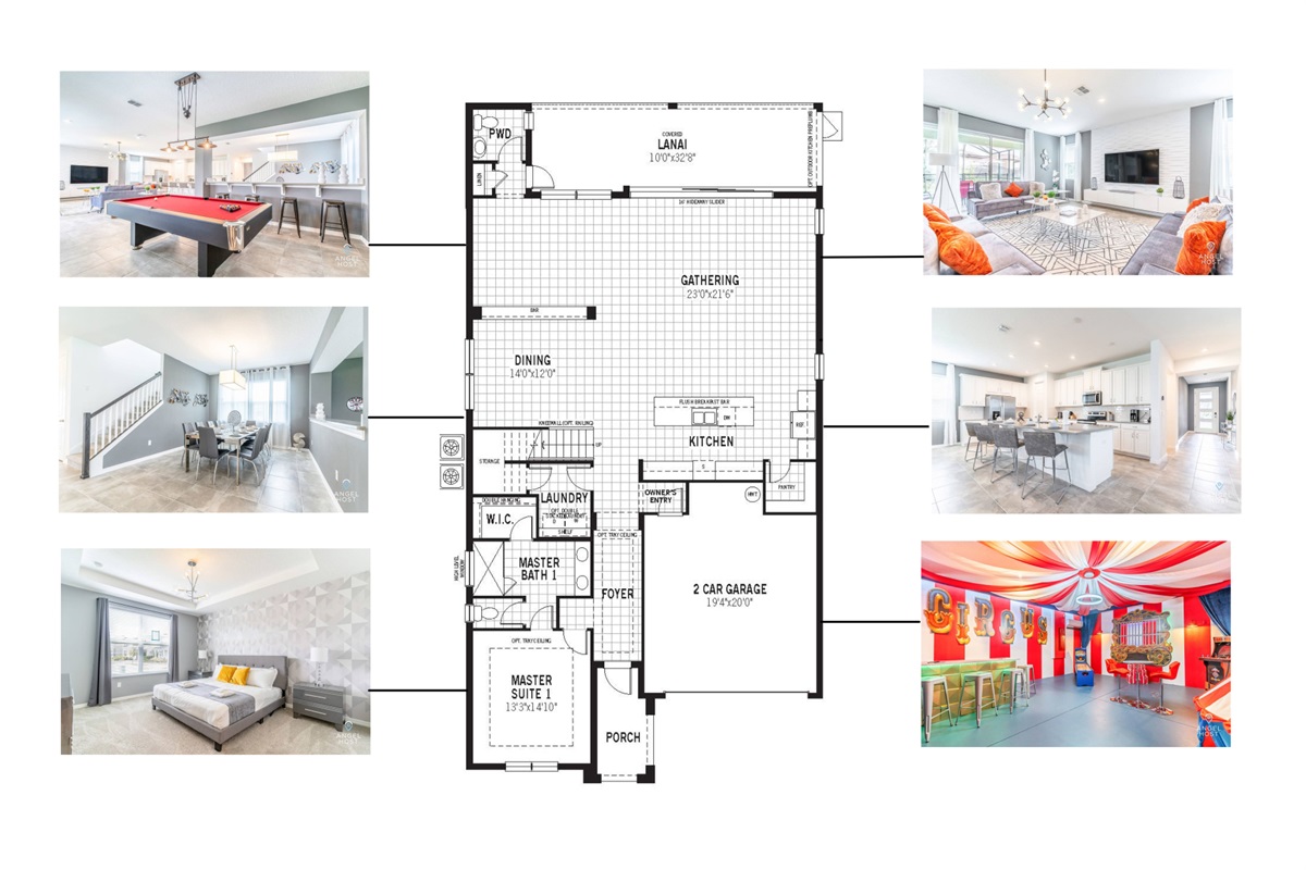 Big Top Family Vacation Villa Blue Lake Rentals