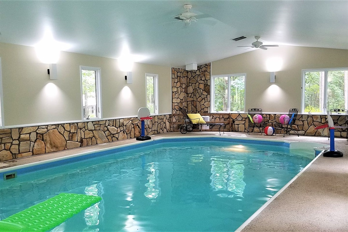 The Pool House on the Massanutten Mountain Highlight Homes