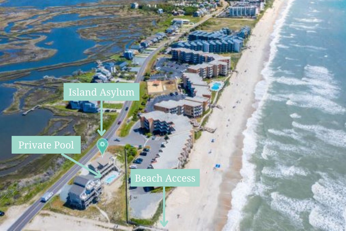 Island Asylum North Topsail Rentals