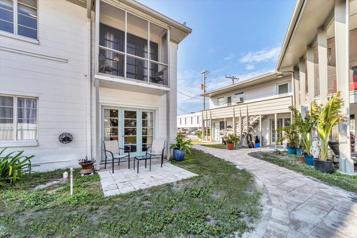 Relax at Blue Buttercup in Southside Village, Sarasota, Florida