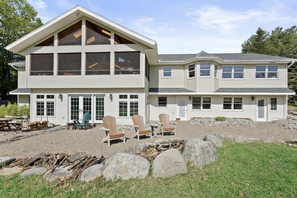 Schroon Lake Waterfront w/ Hot Tub 19 beds ADK Lakefront Property