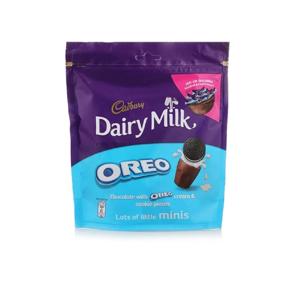 CADBURY DAIRY MILK OREO MINI POUCH 188.5GM. UCAAZ