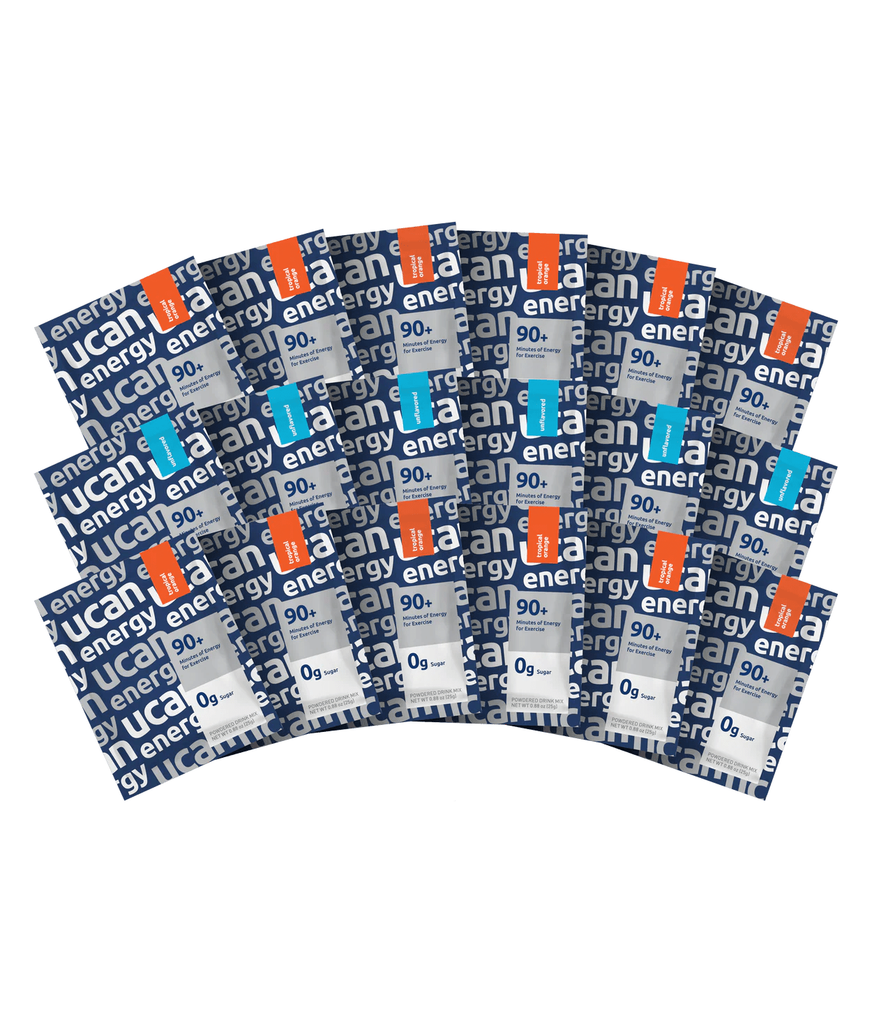 Energy Powder Packet Bundle Tropical Orange / Unflavored UCAN UCAN