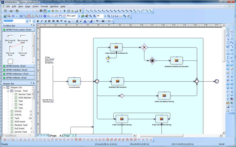 BPMN Diagram Component Solution, Download BPM Source Code, Diagram