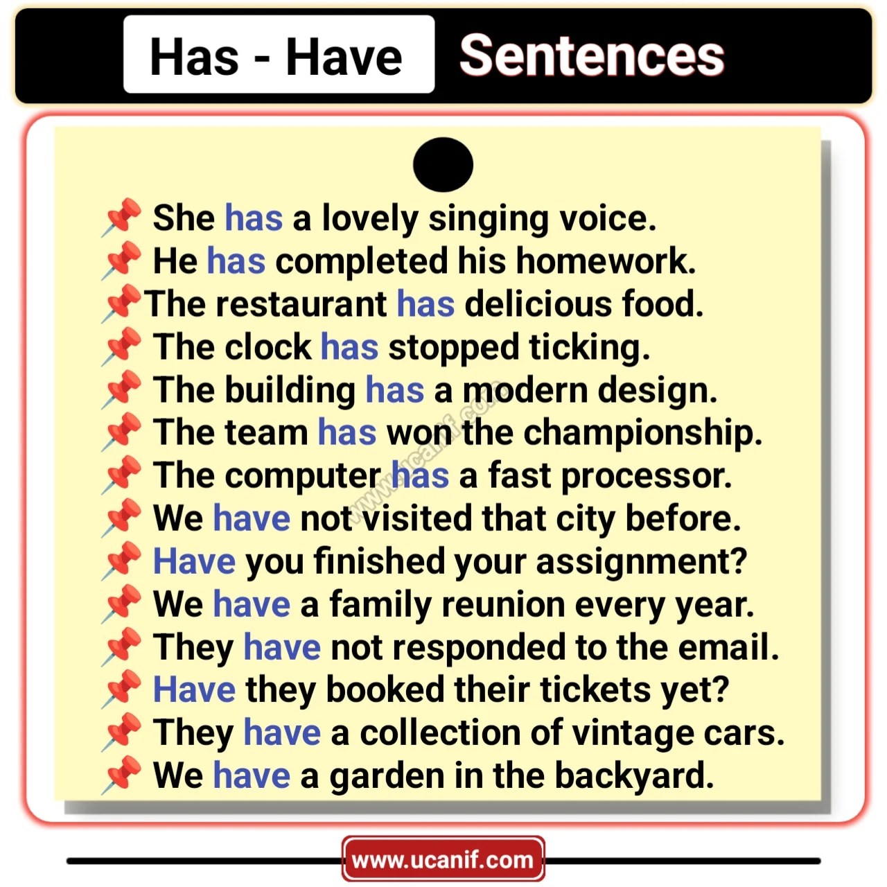 100 Useful Sentences With Has And Have + Usage