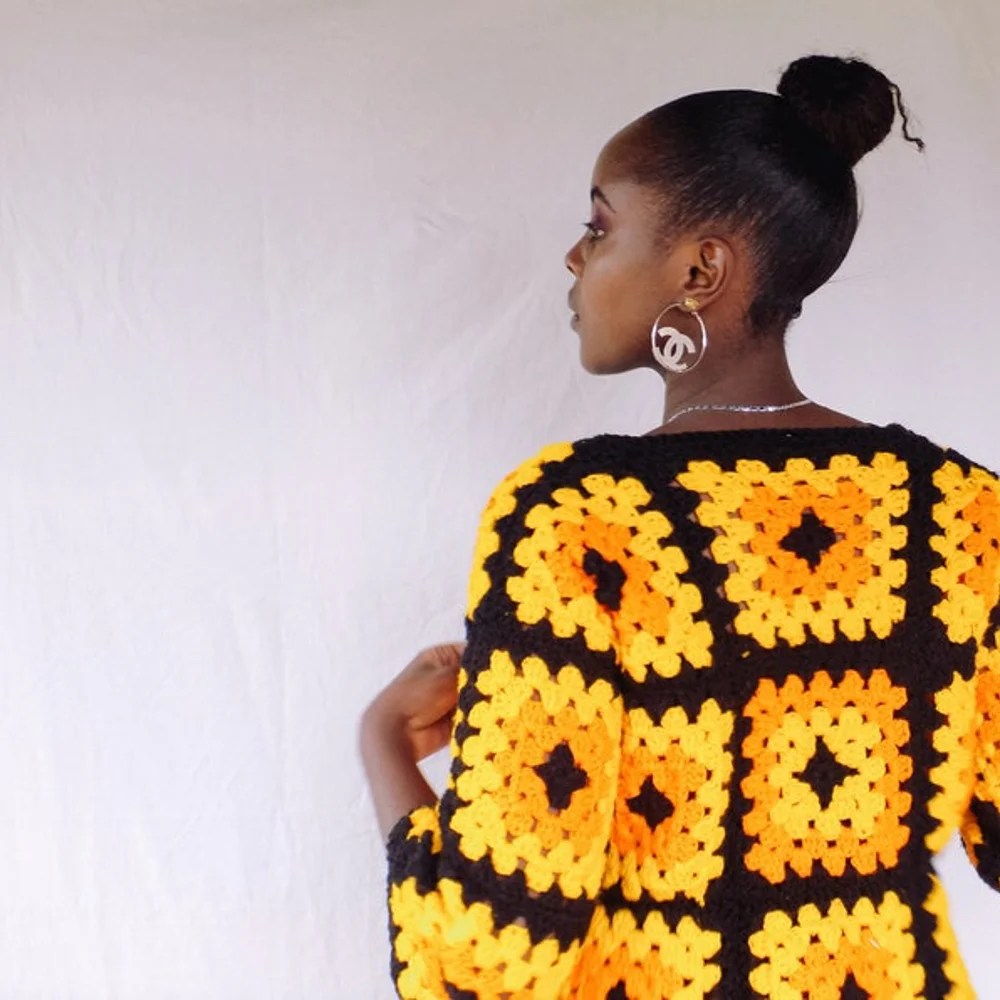 Easy Granny Square Crochet Cardigan Pattern crochet pattern