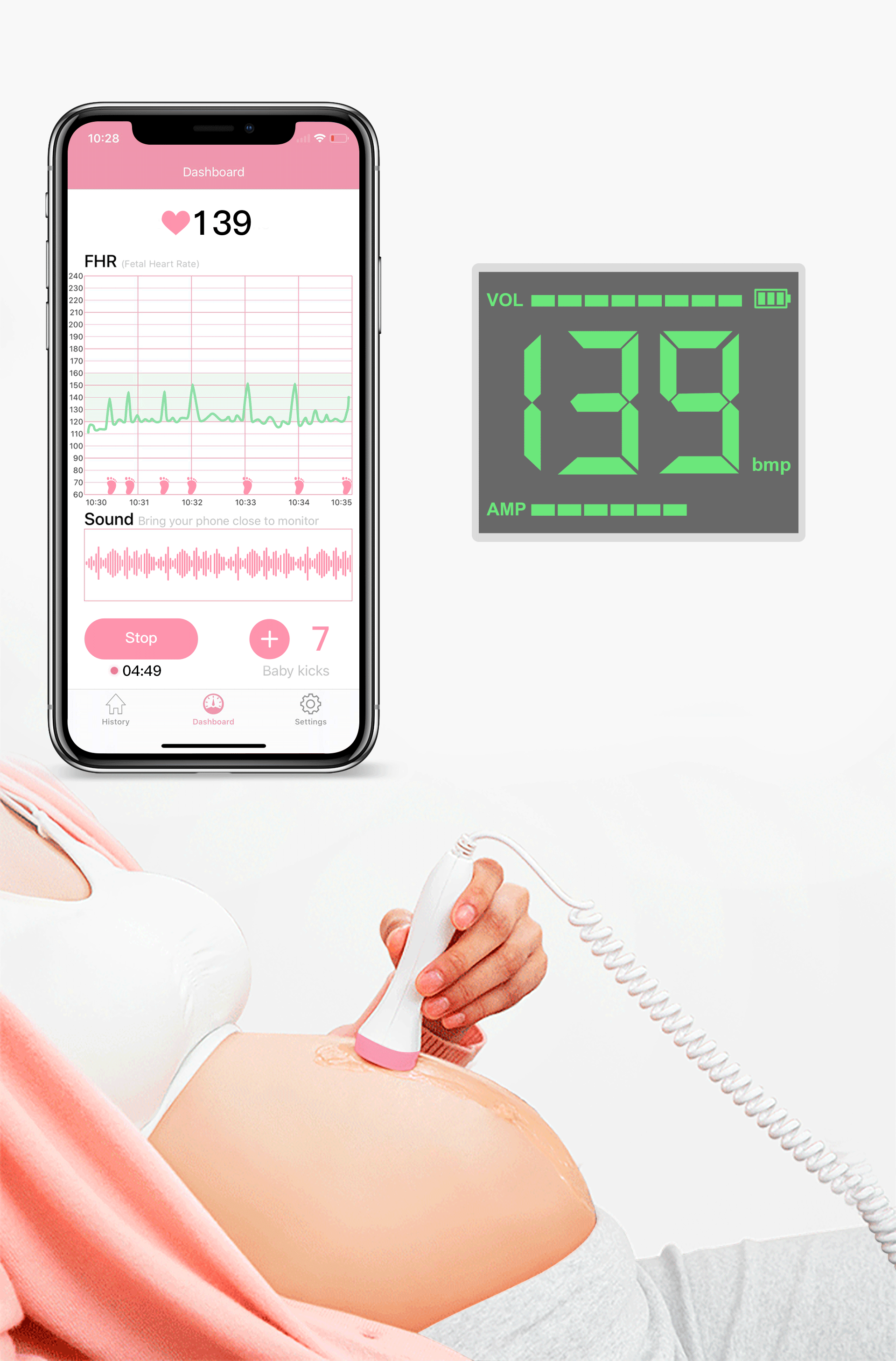 Fetal Heart Monitor Wellue