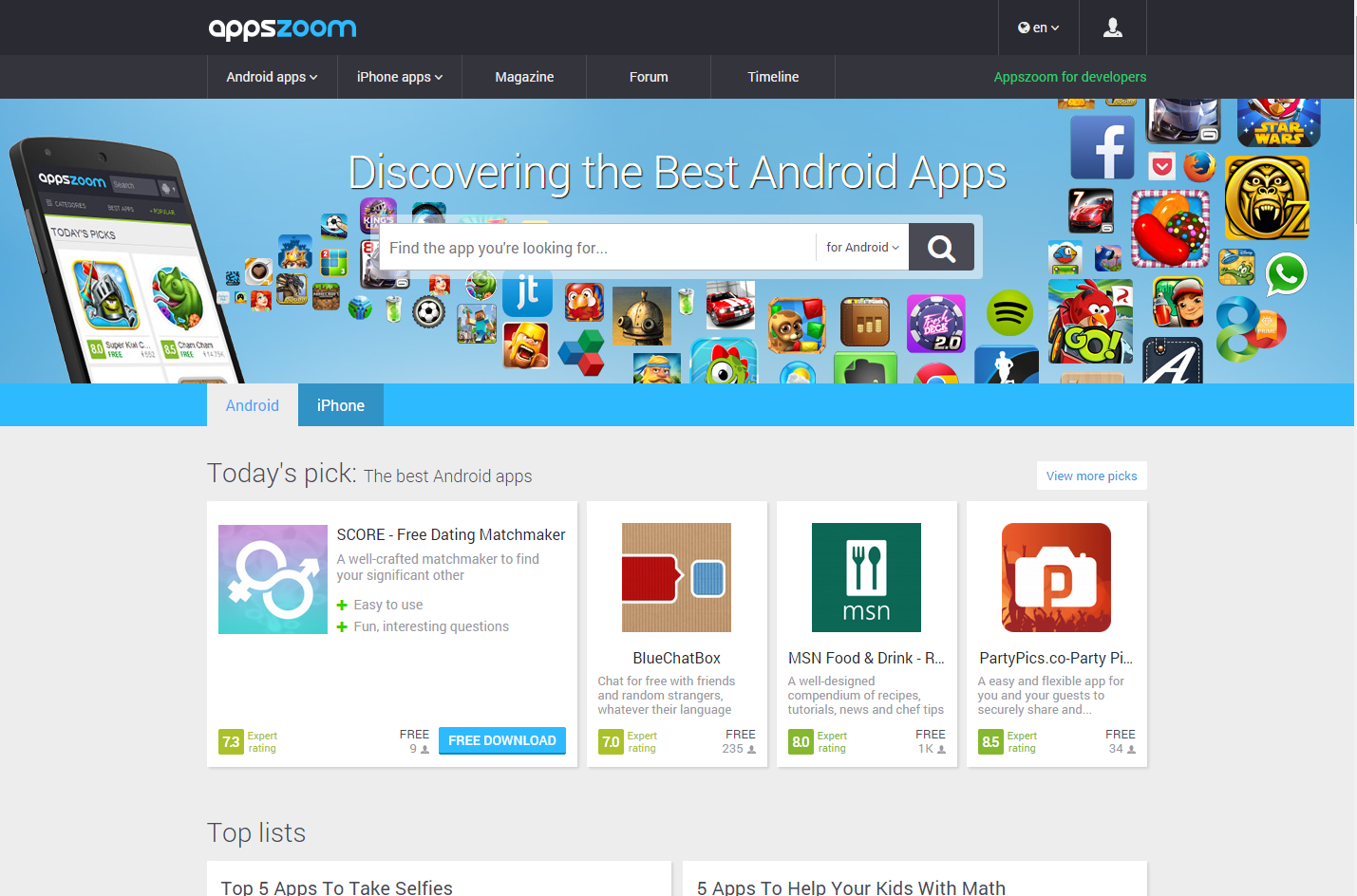 appszoom Review Slant
