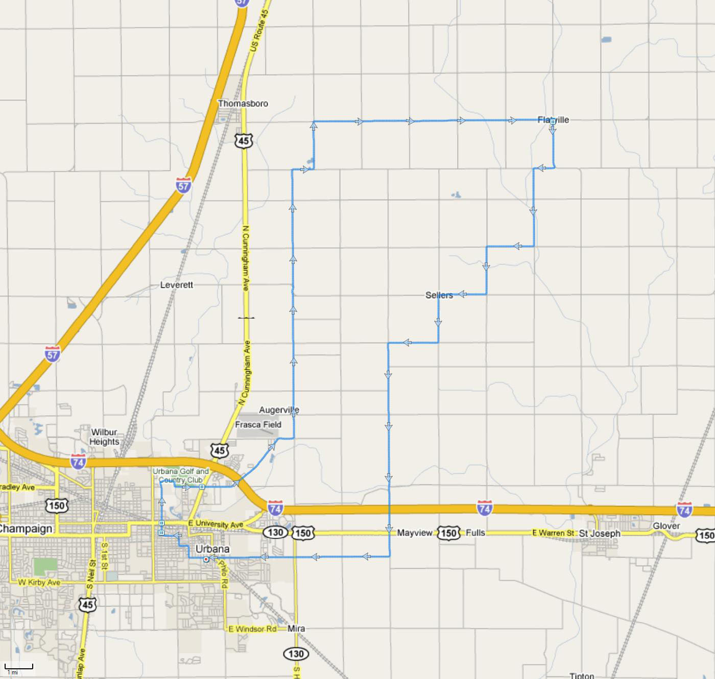 Urbana Champaign Bike Ride