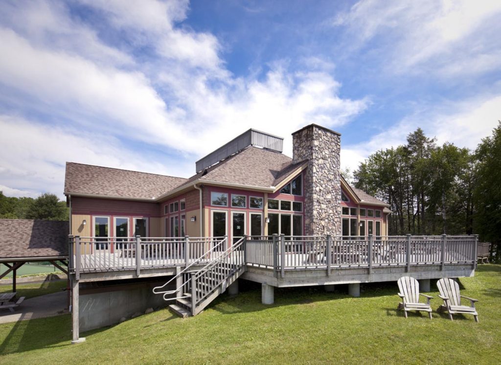 Lakeside Clubhouse Construction in Goshen, CT Woodridge Lake Clubhouse