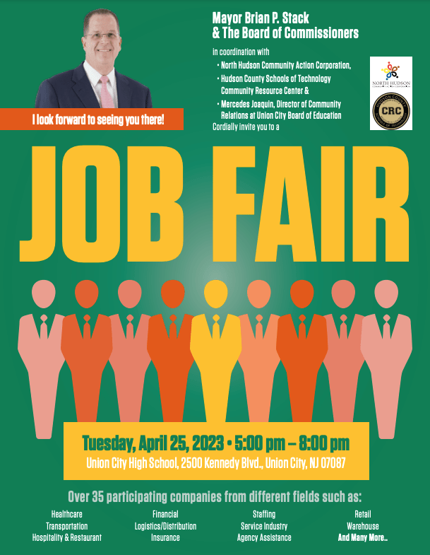 🚨REMINDER🚨Job Fair is SCHEDULED for Tuesday April 25, 2023 from 500PM