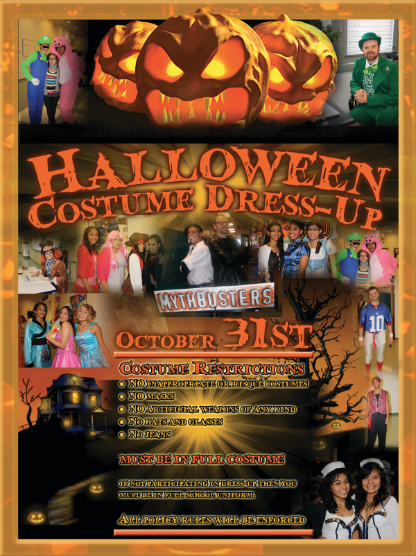 🎃Halloween Costume Guidelines🎃 Union City High School