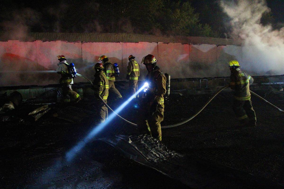 UCMU Incendie de nuit à StÉtiennedeBeauharnois