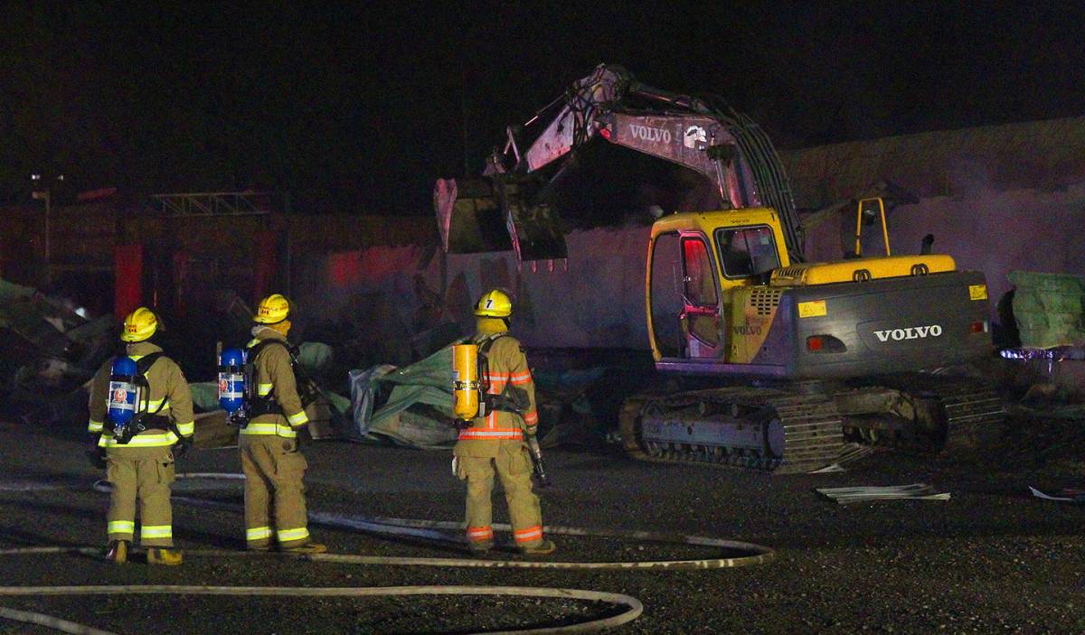 UCMU Incendie de nuit à StÉtiennedeBeauharnois