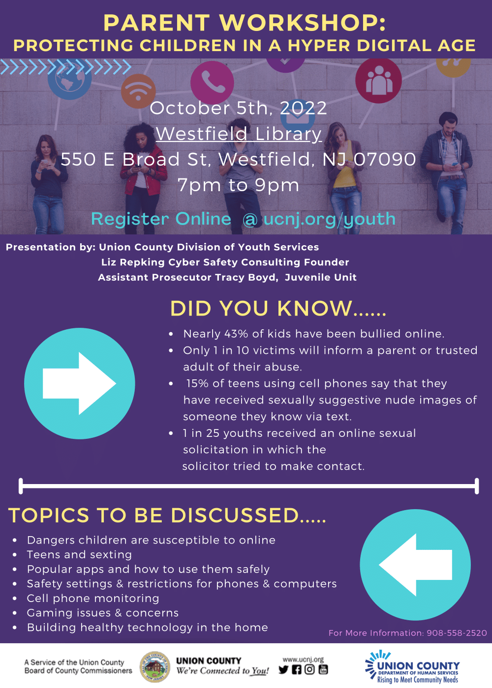 Union County Division of Youth Services presents the Parent In Action