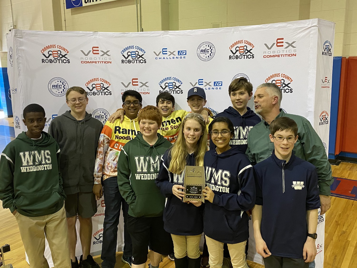 Weddington Middle School TSA/Robotics Team Competes in State Events Union County Public