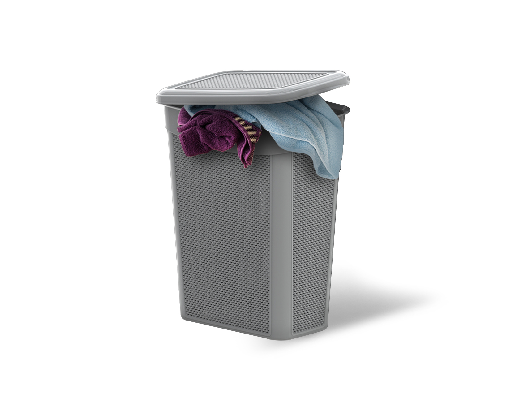 M174 SLIM LAUNDRY BASKET WITH DROP DESIGN (46 x 29 x 55 CM) 43 L