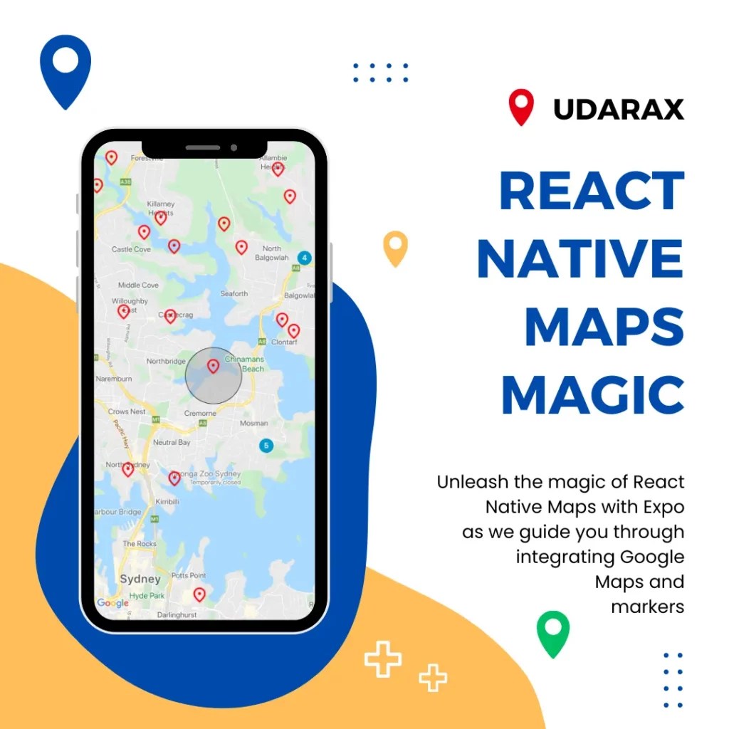 React Native Maps Magic Adding Google Maps and Markers with Expo Under