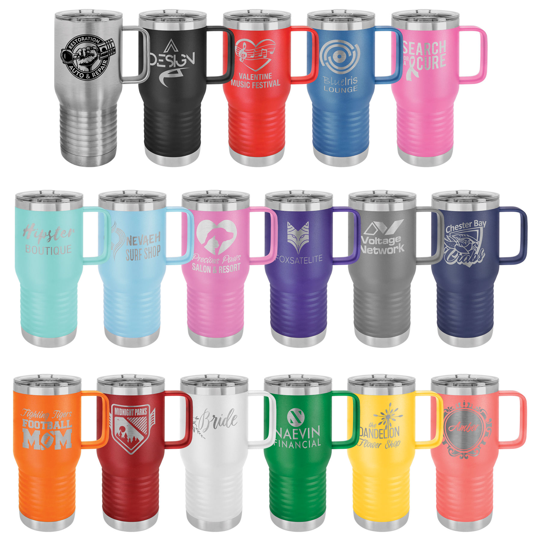 Polar Camel 20 oz. Travel Mug with Slider Lid UdeserveAcookie!