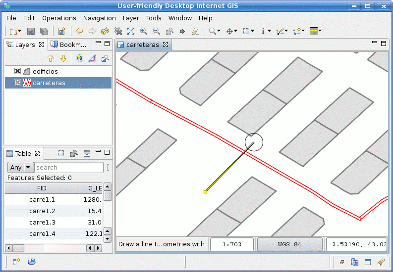 Trim Line Tool — uDig 1.3.2 User Guide