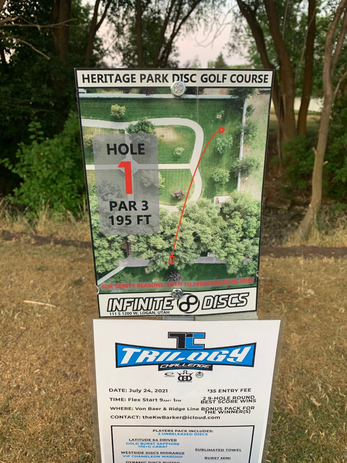 Smithfield Heritage Park Smithfield, UT UDisc Disc Golf Course