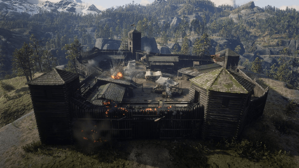 ¿Puedo ingresar a Fort Wallace RDR2? UDOE