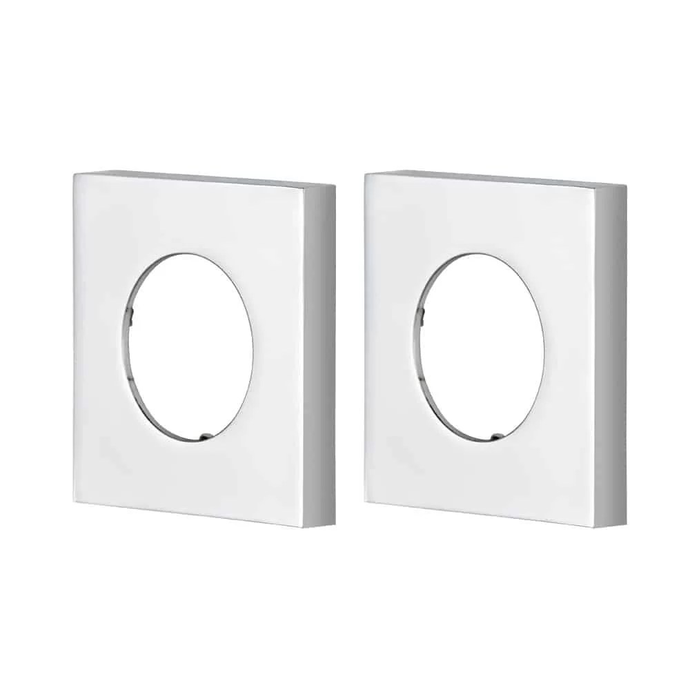 Large Square Cover Plate Chrome / Matte Black / Brushed Gold