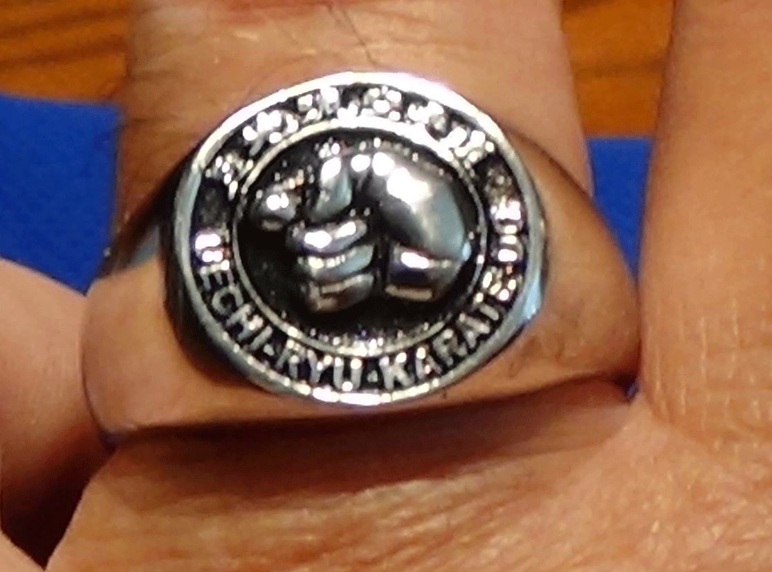 Silver Shoken Ring Arrived!!! Uechiryu Martial Arts