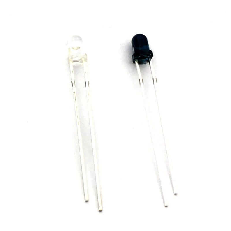 Par de Led Infrarrojo IR Receptor Transmisor 3mm UNIT Electronics